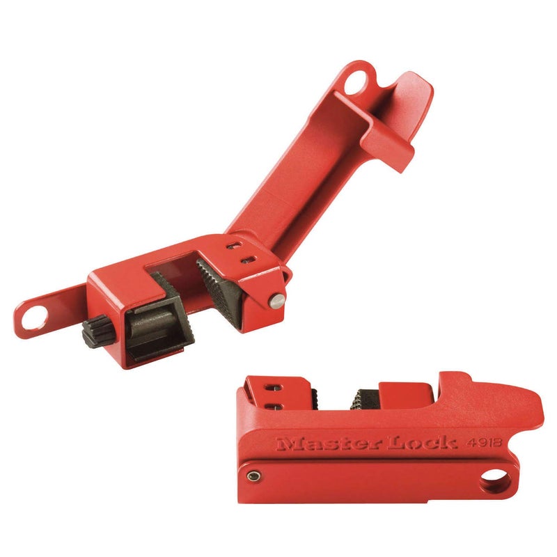 MasterLock 491B Lockout Tagout Circuit Breaker Lockout, Tall and Wide Toggles - Image 1
