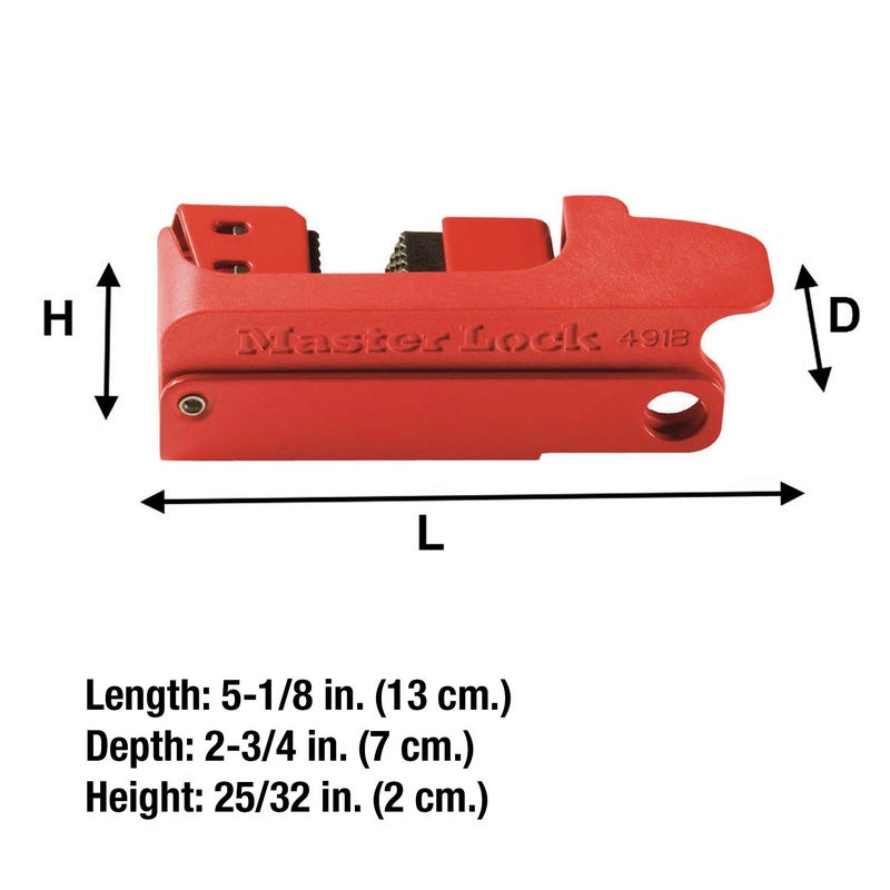 MasterLock 491B Lockout Tagout Circuit Breaker Lockout, Tall and Wide Toggles - Image 5