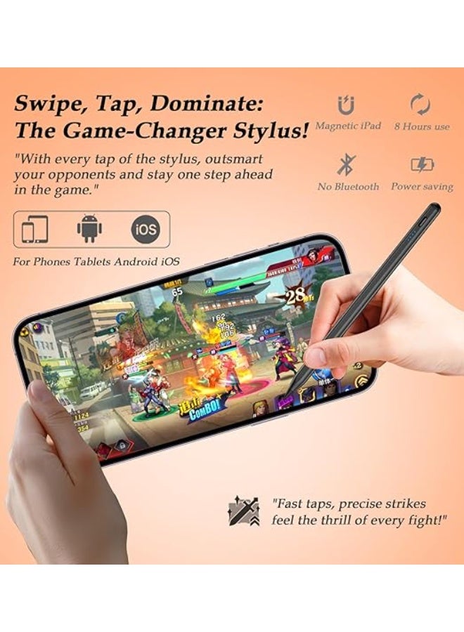 Universal Stylus Pen for iPhone 15 Pro Max, Android, & iPad 10th Gen - High Precision Touch Screen Pencil - Compatible with Samsung Galaxy & All Tablets - Image 3