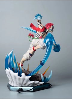 General Demon Slayer: Kimetsu no Yaiba Upper String Three GK Simple Carving Akaza Illuminating Statue Scene Boxed Figure Gift for Children, Friends, Family  - Image 3