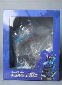 General Demon Slayer: Kimetsu no Yaiba Upper String Three GK Simple Carving Akaza Illuminating Statue Scene Boxed Figure Gift for Children, Friends, Family  - Image 5