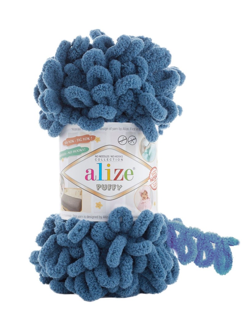 ALIZE Puffy Micropolyester Hand Knitting Yarn 100 Gram 9 Metre
