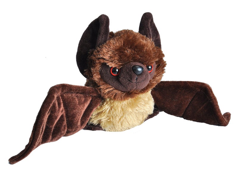 Wild Republic Bat Plush  Stuffed Animal  Plush Toy  Gifts for Kids  HUG'EMS 7 inches - Image 1