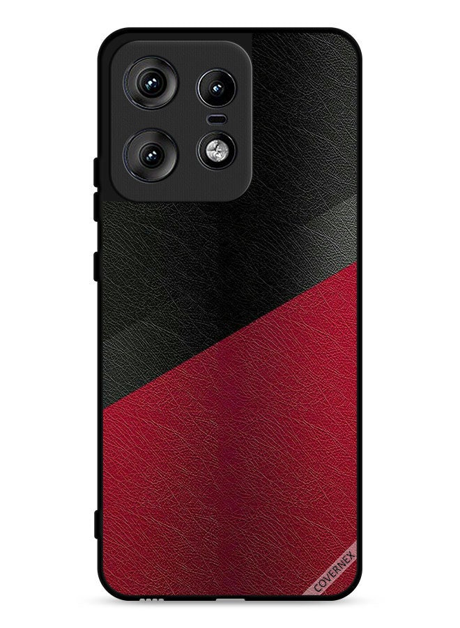 Covernex Motorola Edge 50 Pro 5G Protective Case Cover Leather Pattern - Image 1
