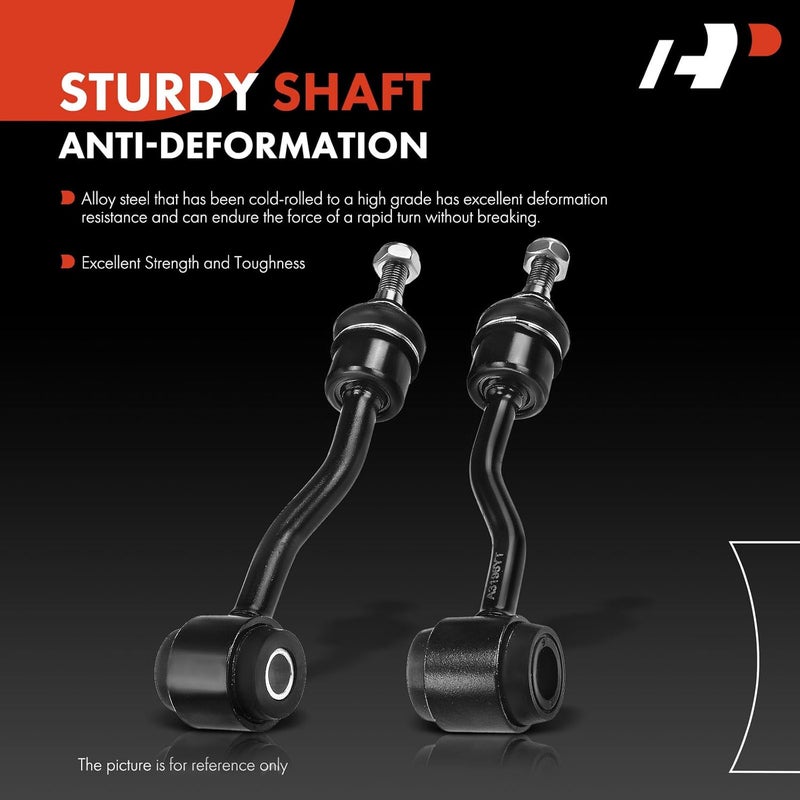A-Premium 2 x Front Sway Bar Links Stabilizer Bar Links, Compatible with Jeep Grand Cherokee 1996 1997 1998 - Image 4