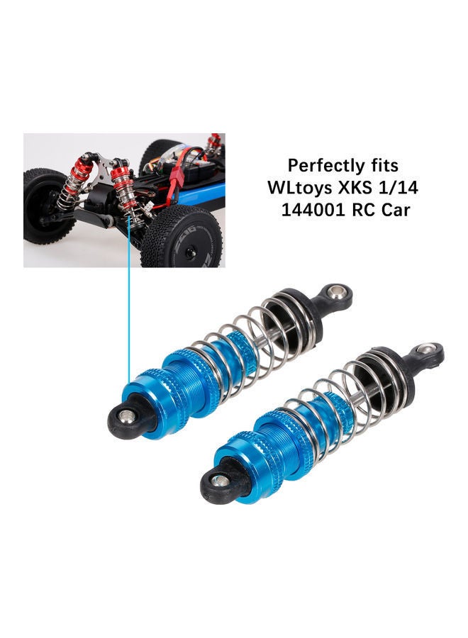 NIBEMINENT 2-Piece Aluminium Alloy Shock Absorber for XKS 1/14 144001 RC Car 8.5x2x4.5cm - Image 2