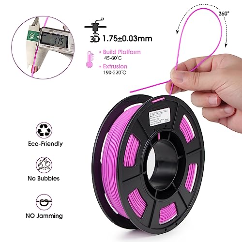 iSANMATE PLA+ Rainbow Filament, Gradient Multicolors, Color Change, 3D Printing Filament 1KG - Image 2