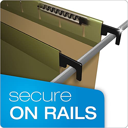 Pendaflex أقلام باندافليكس SureHook المعززة لحفظ الملفات المعلقة، حجم قانوني، أخضر قياسي، 1/5 قطع، 20/صندوق (6153 1/5) - Image 3