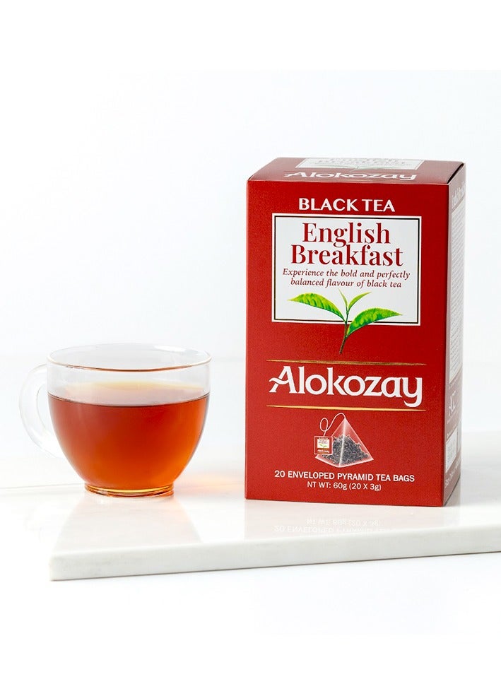 Alokozay English Breakfast Black Tea 20 Teabags (60g)  - Image 2