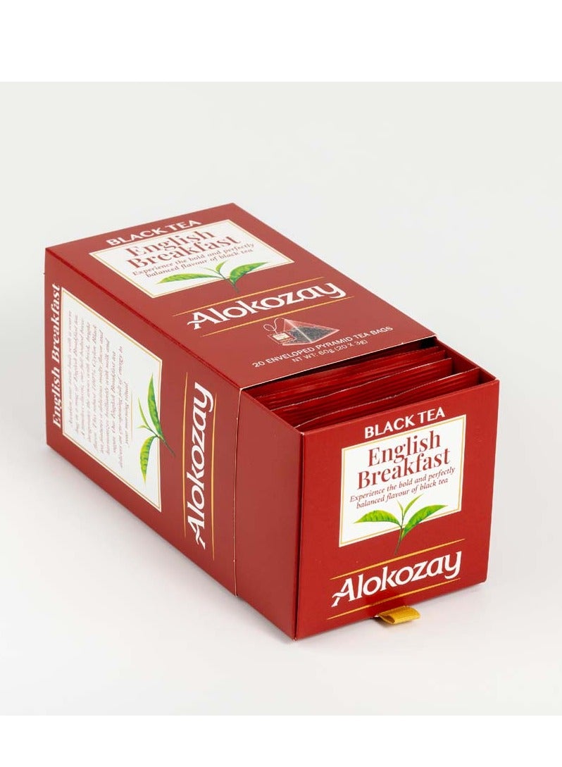 Alokozay English Breakfast Black Tea 20 Teabags (60g)  - Image 3