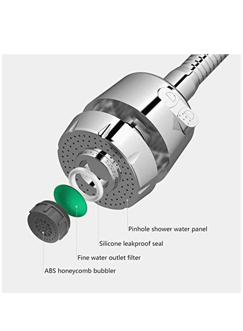 Zikra 360 Rotating Faucet Sprayer Kitchen Faucet Accessories Booster Shower Household Faucet Water Splash Filter Kitchen Sink Filter Water Saver Nozzle - Image 4