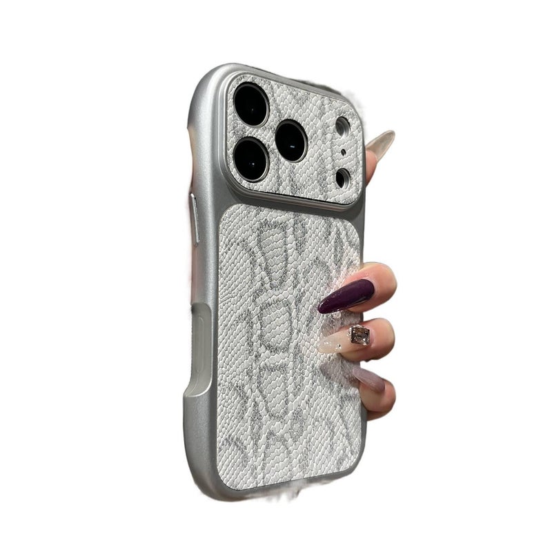MagSafe Case | Drop Protection | Strong Magnetic | Shockproof Cover for iPhone 14 / 14 Plus / 14 Pro / 14 Pro Max | Silver Black - Image 1