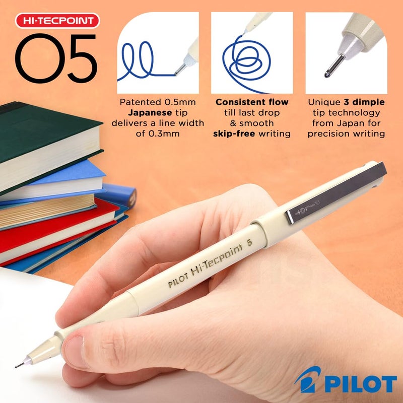 PILOT Hi-Techpoint 05 - 2Blue + 1Black - Image 2