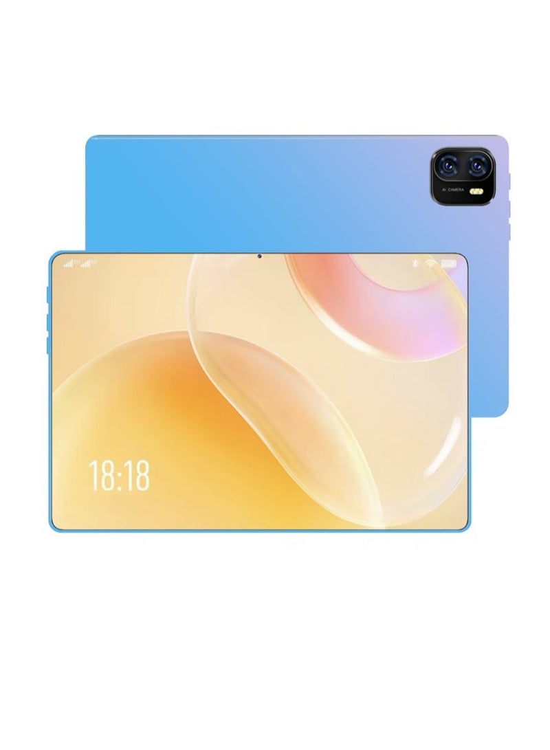 AROAQ HD Tablet Computer, 5G Full Network Dual Camera Smart Touch Pad, High Definition Large Display Touch Screen Android Learning Pad For Study And Entertainment, (1pc, Blue, 128G Standard) - Image 1