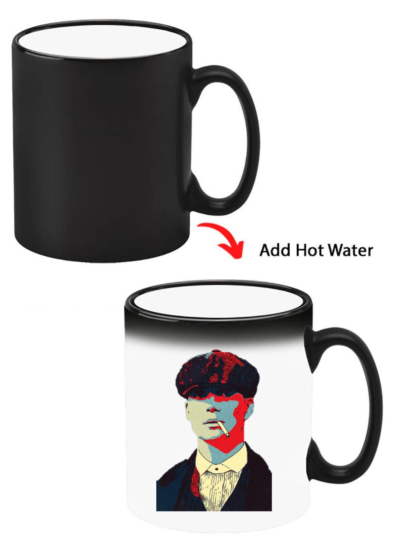 Theodor Color Changing Heat Sensitive Ceramic Mug, Image Revealed When HOT Liquid is Added! Peaky Blinder - Image 1