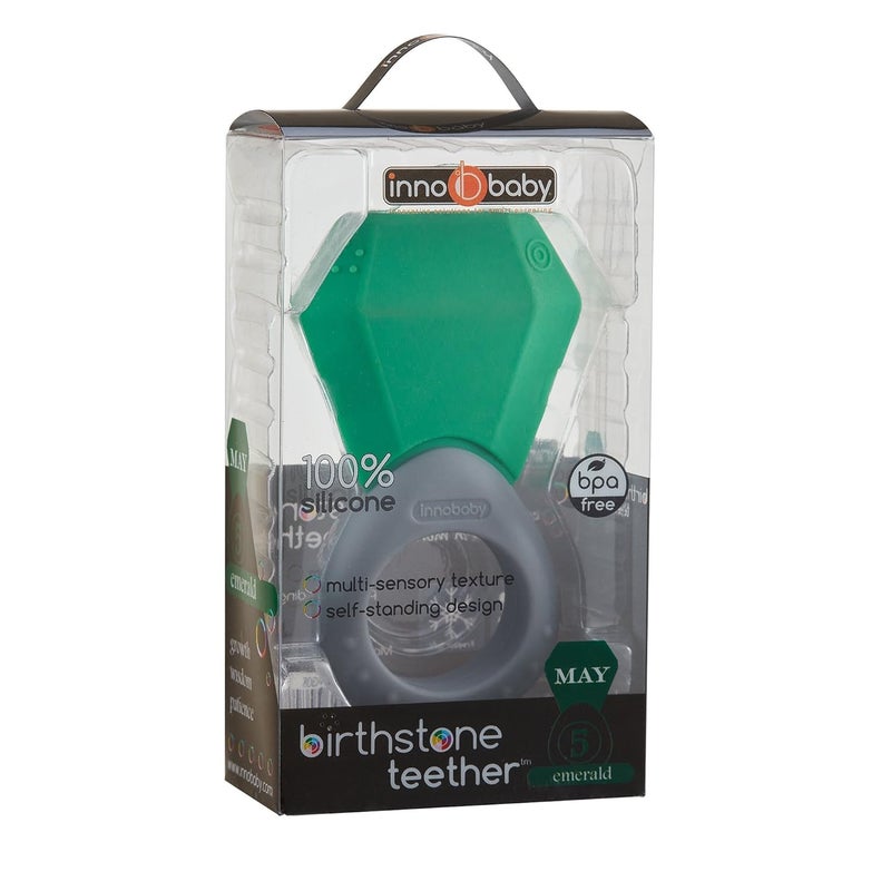 INNOBABY TEETHIN Smart Birthstone Ring TEETHER  May Emerald - Image 4