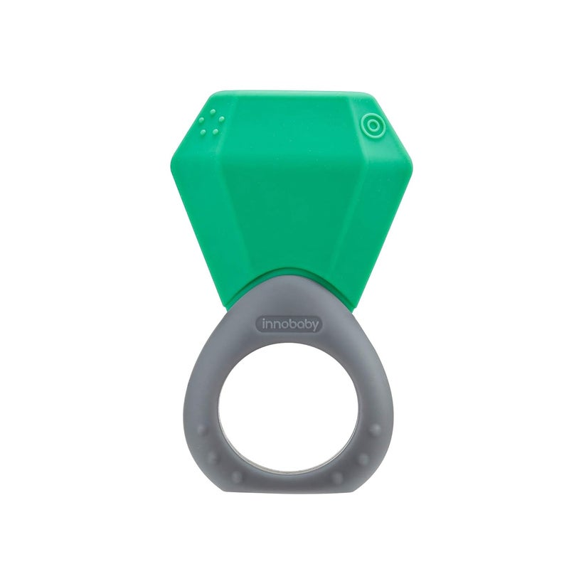 INNOBABY TEETHIN Smart Birthstone Ring TEETHER  May Emerald - Image 1