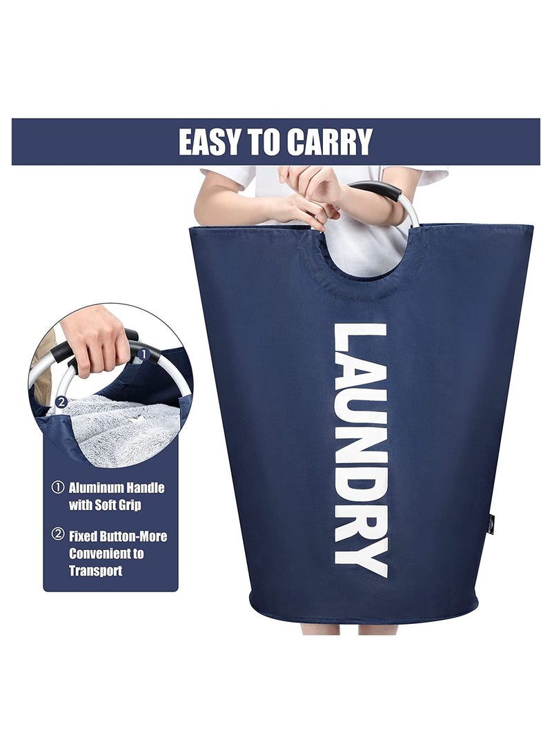 Large Laundry Basket , Collapsible Laundry Bag, Foldable Laundry Hamper, Folding Washing Bin - Image 3