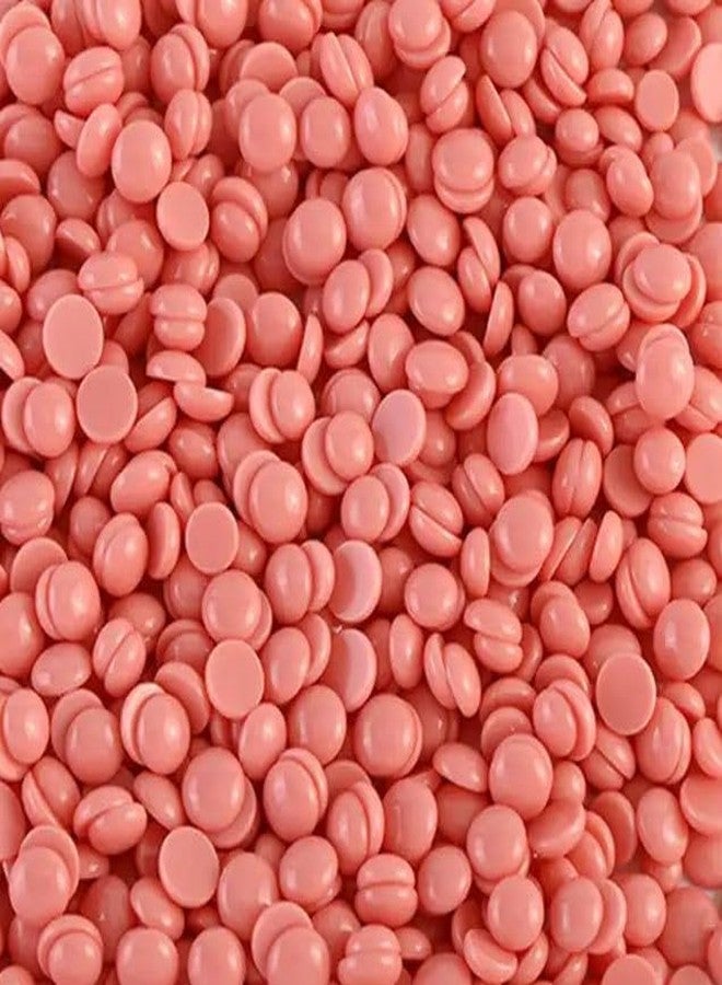 Plenteous حبيبات شمع صلبة وفيرة، 100 غرام من حبيبات الشمع الصلبة غير المؤلمة مع 10 أدوات تطبيق، حبيبات شمع احترافية للحواجب، الإبط، منطقة البكيني، الظهر، الصدر، الساقين، إزالة الشعر بدون ألم. (وردي، 1) - Image 4