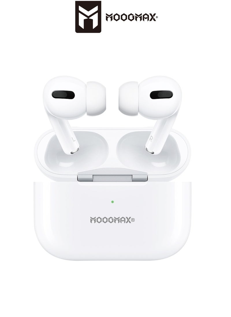 MOOGMAX - Moogmax MX-EP49 TWS wireless Earbuds pro with ANC feature and powerful sound, clear microphone HD voice, Pop up window (only with Iphone),  and wireless case charging - Image 1