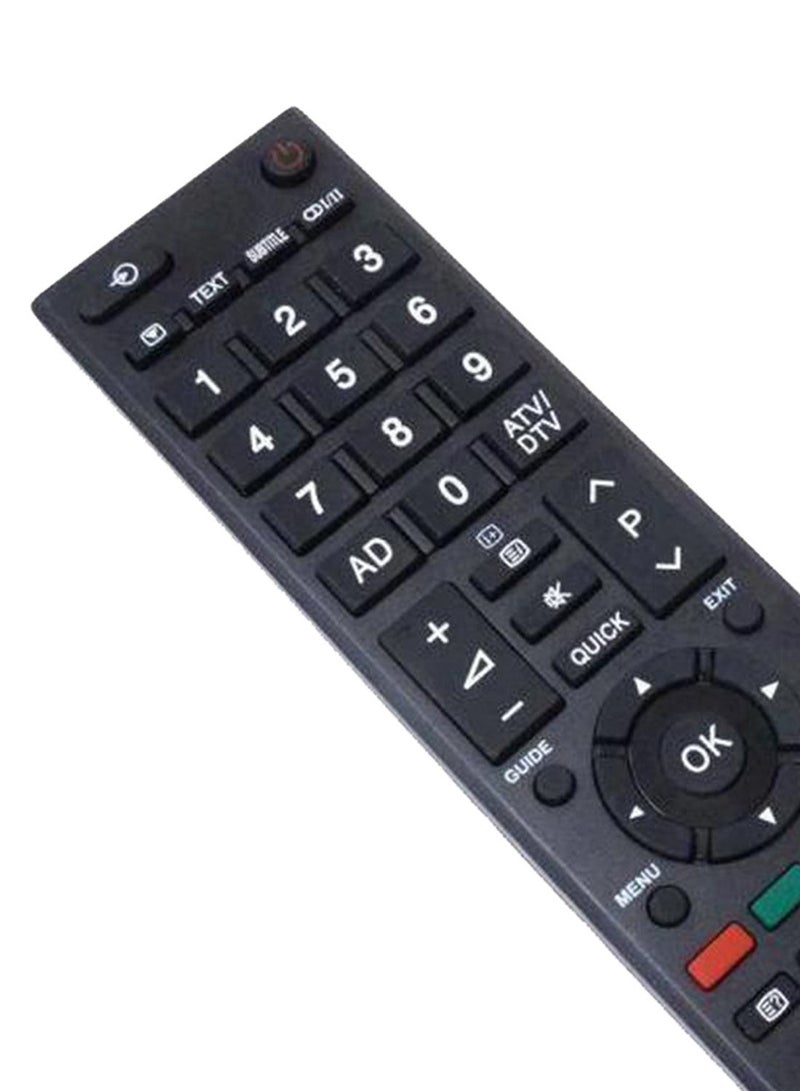 NIBEMINENT Remote Control For Toshiba TV Screen Black - Image 2