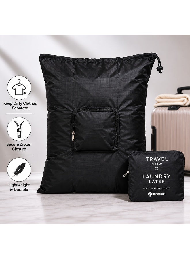 MAGELLAN Travel Laundry Bag for Dirty Clothes – Lightweight Luggage Organizer Pouch with Zipper for Suitcase Packing and Travel Storage - Image 2