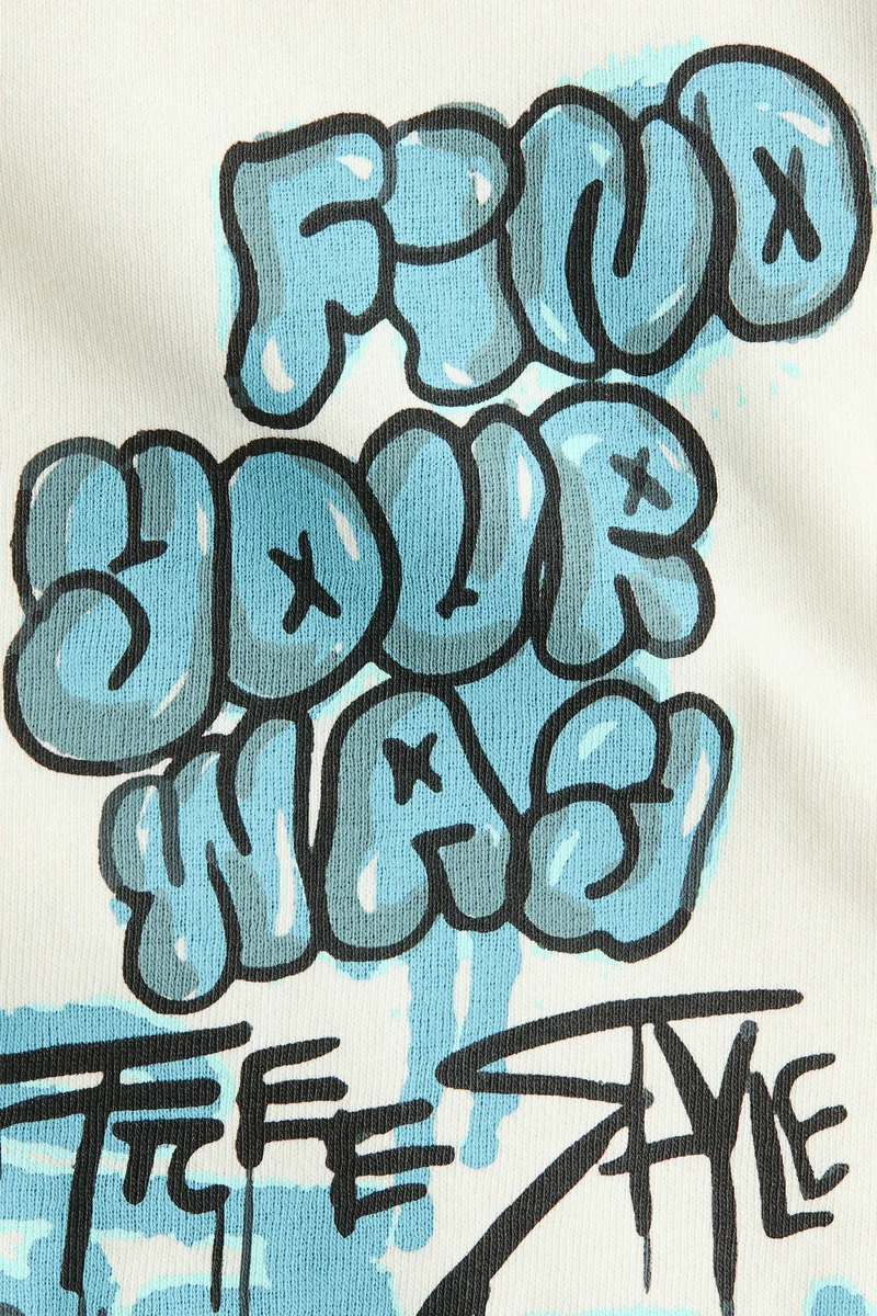 H&M Print-motif sweatshirt