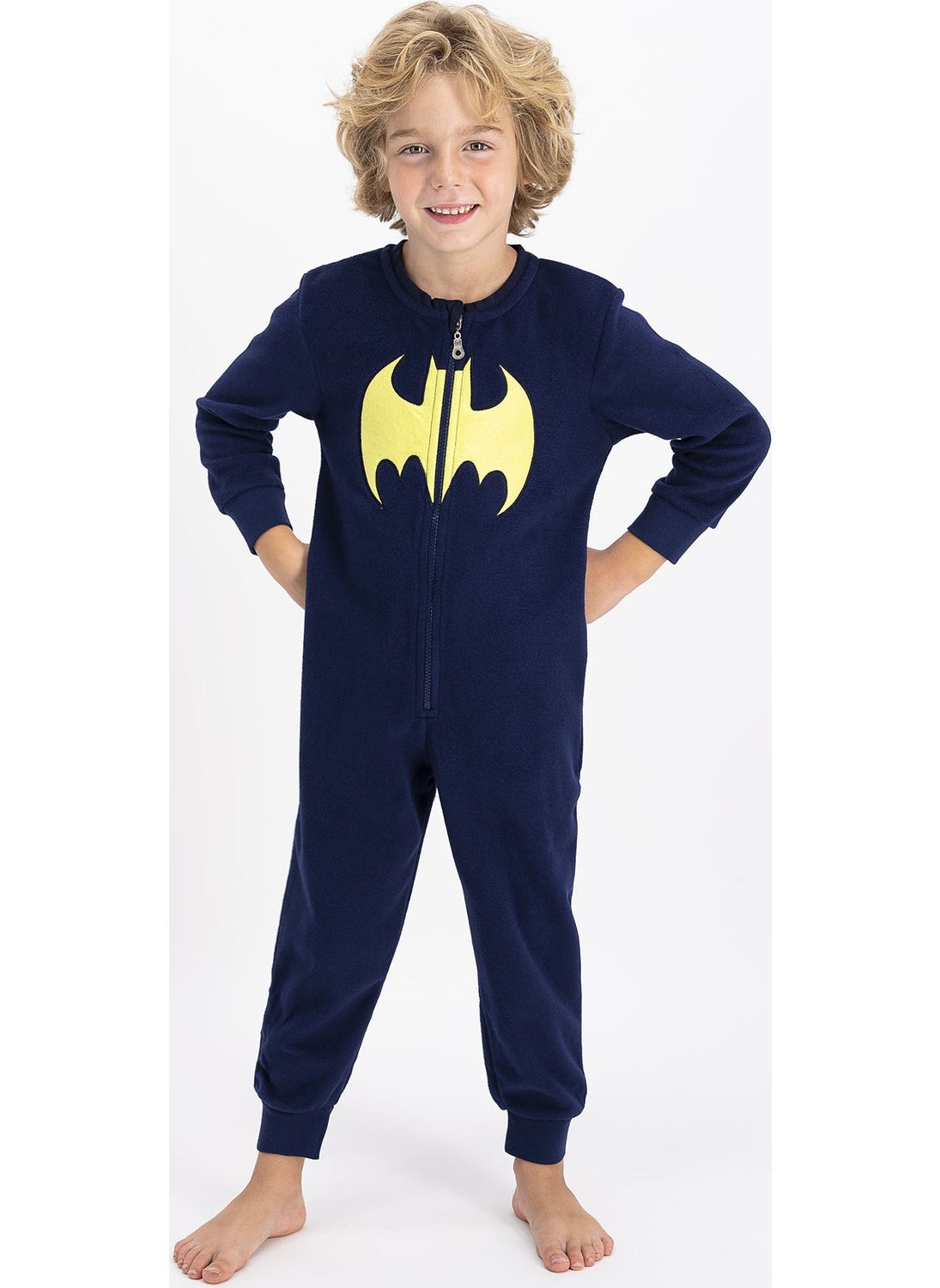 Batman Licensed Boy Navy Blue Child Jumpsuit  - Image 1