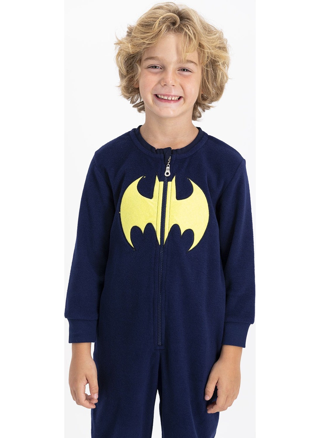 Batman Licensed Boy Navy Blue Child Jumpsuit  - Image 2