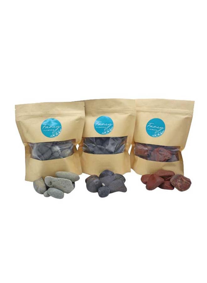 FANCY FLOWERS Pebble Stones For Decoration (500G, White) - Image 3