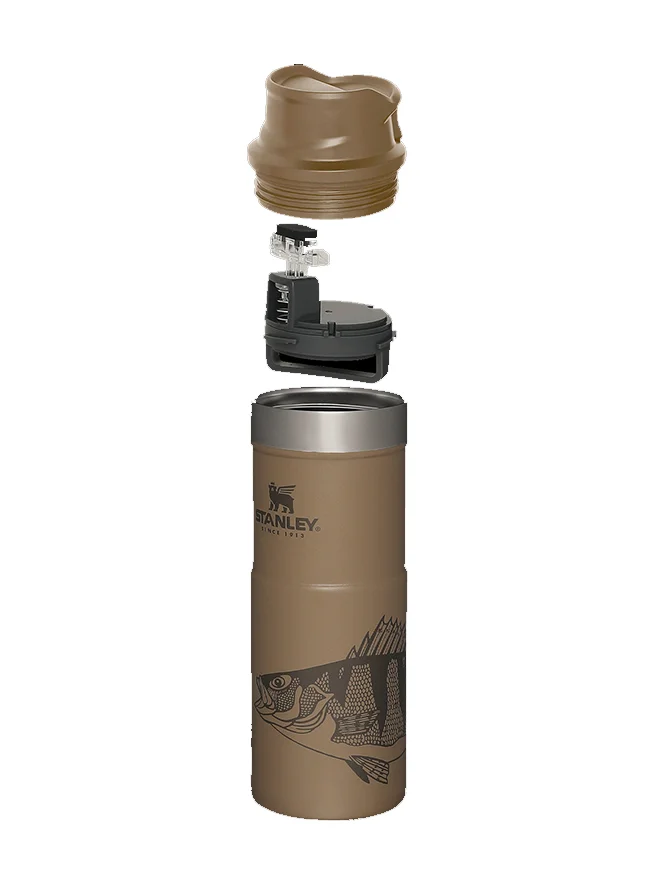 Stanley Stanley Classic Trigger Action Travel Mug 0.47L / 16OZ Peter Perch â€“ Leakproof Cup | Hot & Cold Thermos Bottle | Insulated Tumbler for Coffee, Tea & Water | BPA FREE Stainless-Steel Travel Flask