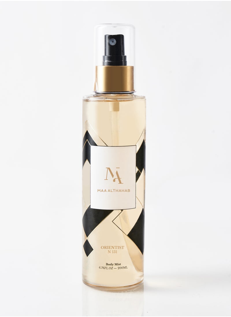 Maa Althahab Orientist N131 Body Mist Inspired by Roberto cavalli 200ml for Women 