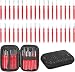 Kikerike Terminal Removal Tool Kit 36 Pcs Depinning Tool Electrical Connector Pin Removal Tool Kit Pin Extractor Tool Set Wire Terminal Release Tool for Automotive Car Household Devices Red - Image 2
