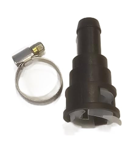 Muzzys UPGRADED 800-404 Stronger than OEM Heater Core Coolant Hose Quick Disconnect Connector w/Clamp ONLY FITS: 3/4" Tube and 5/8" Heater Hose. FITS: Many 1986-2011 Ford Trucks SUVs and Vans E69Z18D435B - Image 2