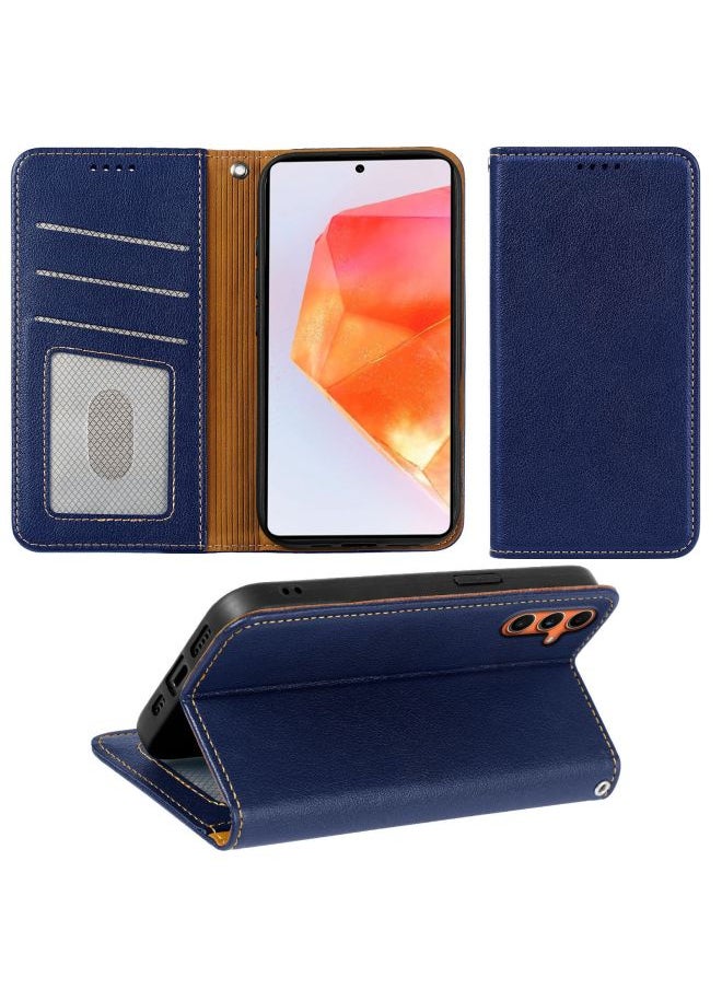 For SamsungA16/A06 5G Mobile Phone Leather Case A26 5G/A36 Litchi Pattern Anti-theft Brush Flip Mobile Phone Leather Case-Color:Red-Applicable Models:A7 2019/A70