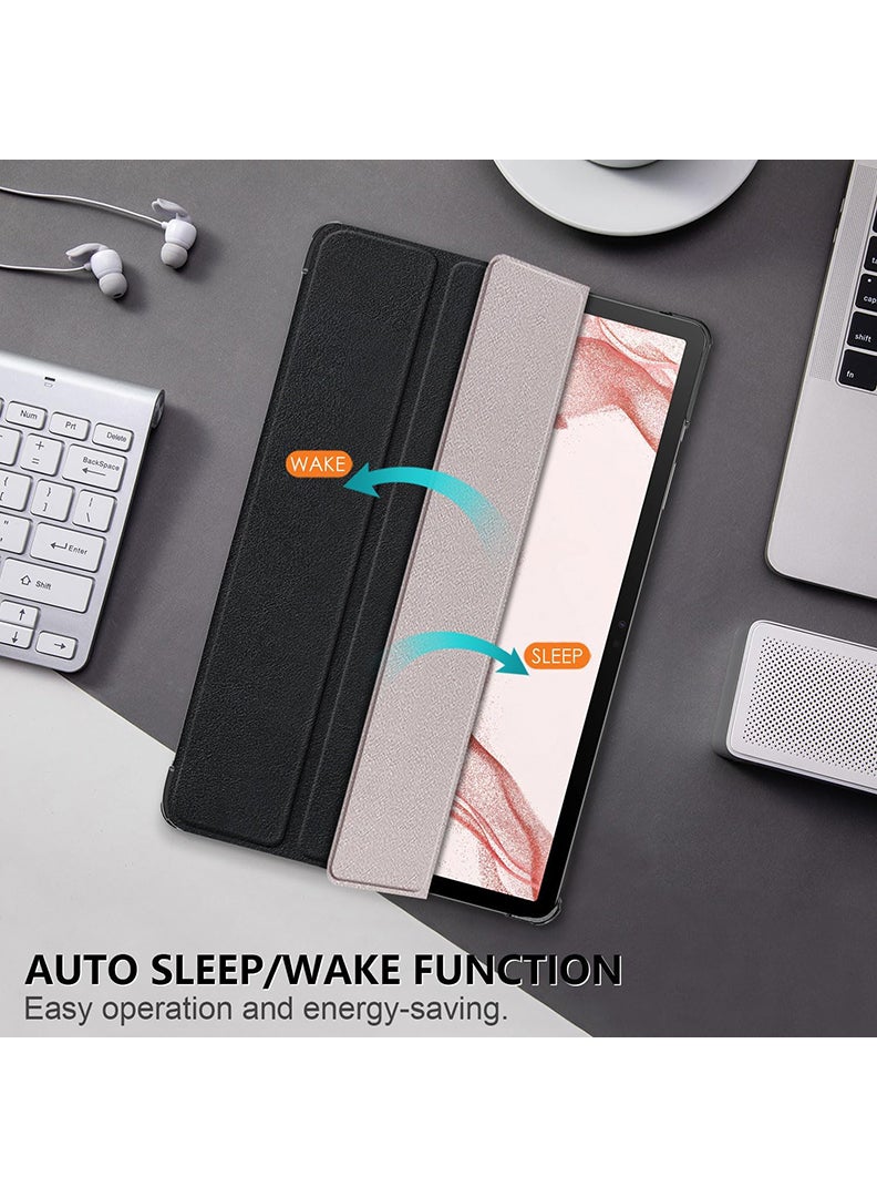 Protective Flip Case For Samsung Galaxy Tab S9 FE With Trifold Stand Auto Wake Sleep Shockproof Cover flamingo copy