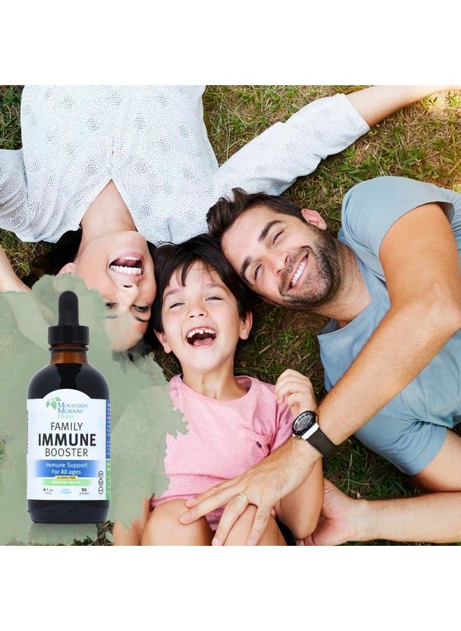 Mountain Meadow Herbs Mountain Meadow Herbs Family Immune Booster Extract with Sambucus Elderberry and Echinacea | Optimal Immune Support for The Whole Family | Tincture, 4 oz  - Image 3