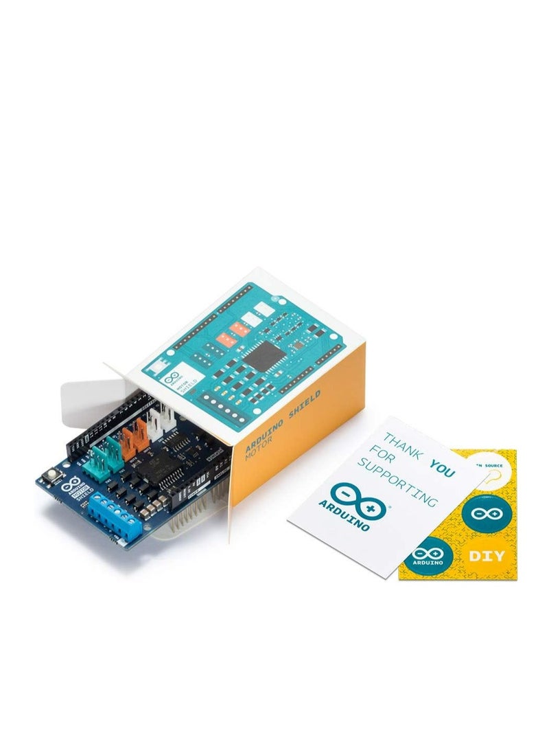 Arduino - Arduino Motor Shield REV3 A000079, Dual H-Bridge Motor Driver, Compatible with Arduino Boards for DC and Stepper Motor Control - Image 1