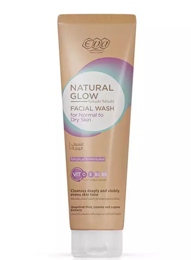 إيفا غسول الوجه الطبيعي للبشرة العادية إلى الجافة 100 مل