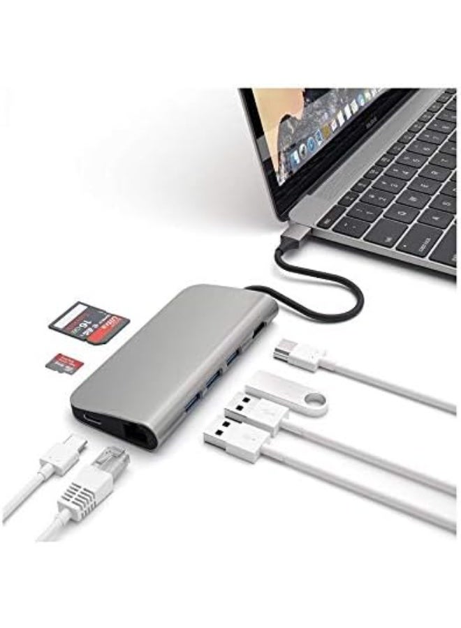 USB-C Hub 8-in-1 Adapter – All-in-One Connectivity for Devices and Accessories  - Image 4