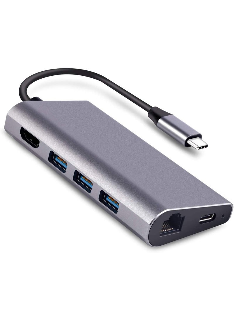 USB-C Hub 8-in-1 Adapter – All-in-One Connectivity for Devices and Accessories  - Image 2