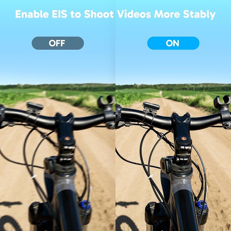 أكاسو كاميرا AKASO Brave 4 بدقة 4K30fps ومساحة تخزين 20MP، مزودة بتقنية EIS ومقاومة للماء حتى عمق 131 قدم، مع وحدة تحكم عن بعد وزوم 5X، ومجموعة إكسسوارات - Image 3