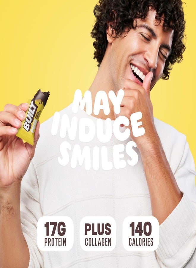 BUILT Bar Puff Protein Bars - Banana Cream Pie - 17g Protein Snack Bars with Collagen - Calorie Conscious & Gluten Free - 12 Count - Image 3
