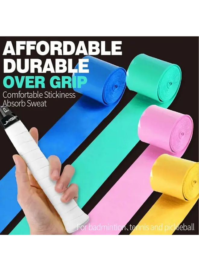 Pink Non Slip Tennis Pickleball Badminton Fishing Grip Shock Absorbing Sweat Wicking - Image 3
