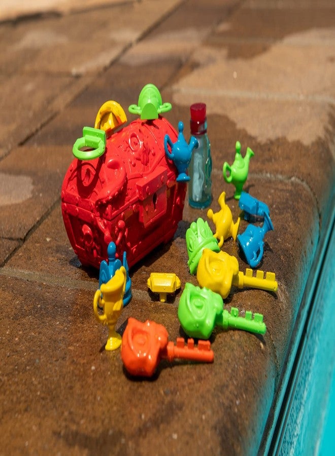 Wahu Mystery Key Treasure Challenge Pool Diving Toy Set for Kids Ages 5+, Underwater Treasure Chest and Key Diving Search Game for Pool - Image 2