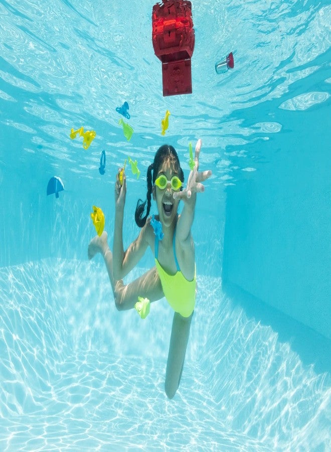 Wahu Mystery Key Treasure Challenge Pool Diving Toy Set for Kids Ages 5+, Underwater Treasure Chest and Key Diving Search Game for Pool - Image 5