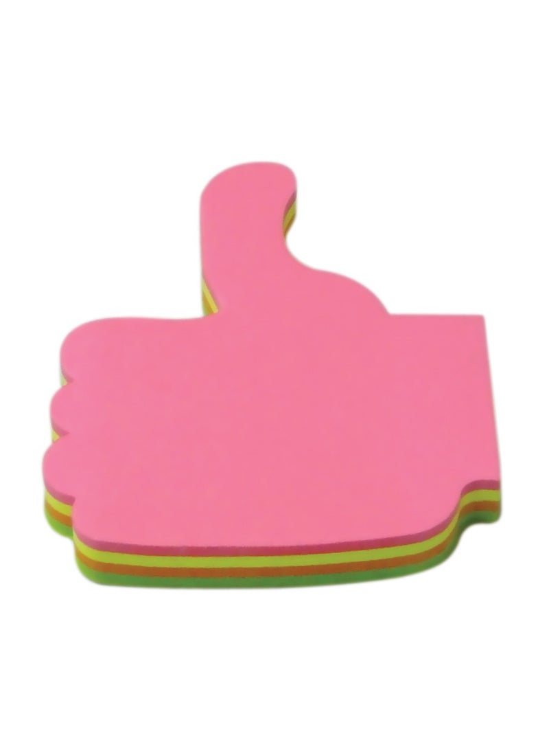 روكو ملاحظات ذاتية اللصق مقطوعة بالقالب ملاحظات على شكل ١٠٠ ورقة بعلامة "إبهام لأعلى"