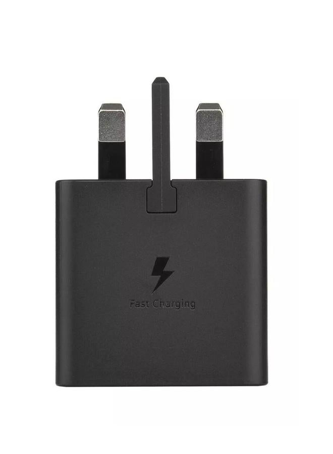 بروماس طقم مكون من شاحن جداري ثلاثي 45 وات منفذ PD يدعم الشحن السريع مع كابل من Type-C الى Type-C بطول 1 متر لون اسود - Image 3