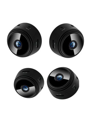 4 Pack WiFi Mini Magnetic A9 Wireless Security Cameras – Full HD 1080P Indoor Portable Round Cameras with Night Vision, Motion Detection, Instant Push Notifications, Two-Way Audio & Easy Installation – Compact Home & Office Surveillance Solution - pzsku/Z9446ECD29CFC2F9FA282Z/45/1752135225/0c22cffd-1105-43d3-b7c4-49d5d5b34ad6