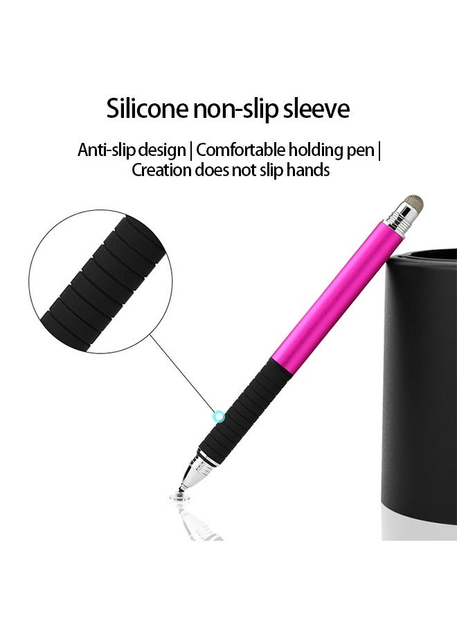 Stylus Pens For Touch Screens, 2 in 1 Universal Disc Stylus Pens For iPhone, iPad And All Capacitive Cell Phones, Tablets, Laptops Bundle Pink - Image 4